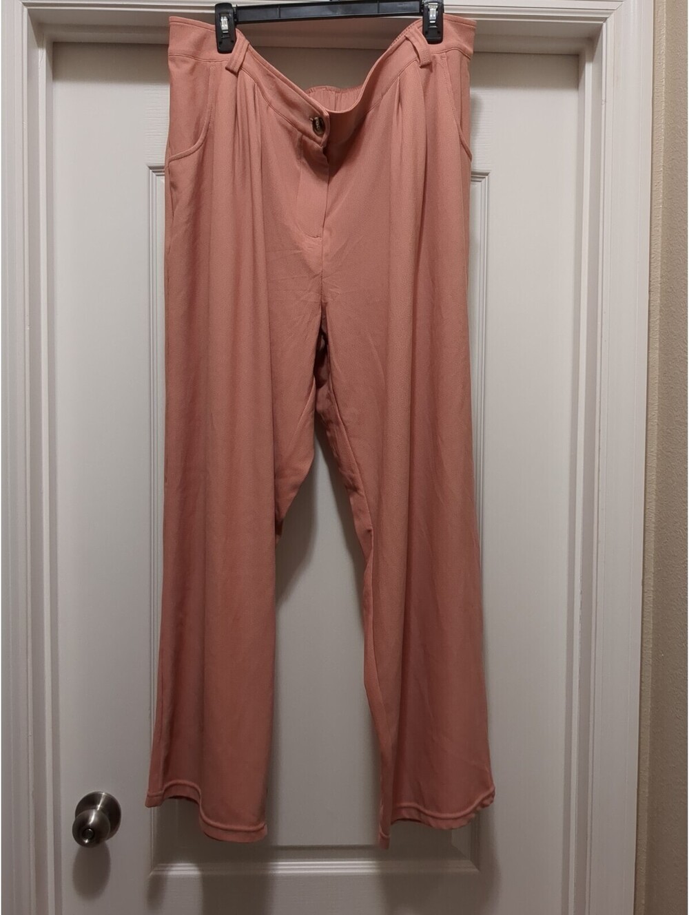 Halara Easy Flex Pleated Wide Leg Pants Medium 2X Mauve Rose High Waist Trouser